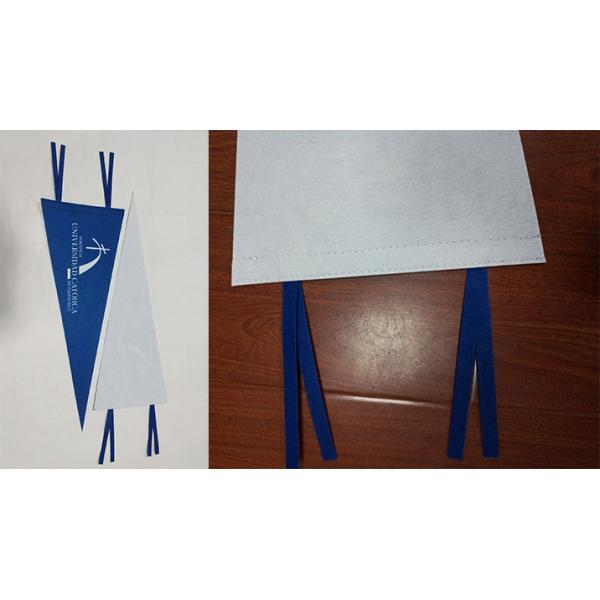 Single Side Printing Felt Pennant Banner Lightweight For Promotion