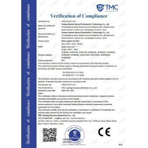 Foshan Nanhai Senhu Photoelectric Technology Co., Ltd. Certifications