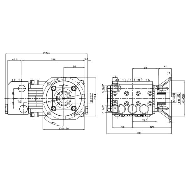 FLOWMONSTER LT-C Heavy Duty High Pressure Stainless steel plunger pump for sea water desalination and chemicals