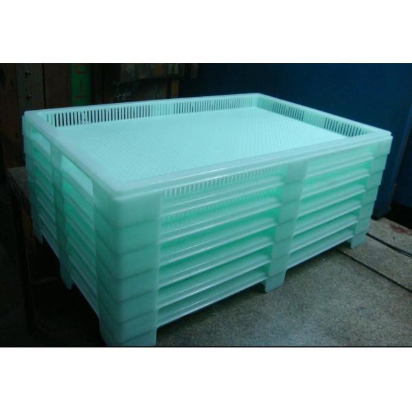 Rectangle Softgel Drying Tray Food Grade PP White
