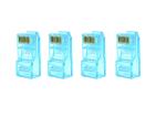 8p8c UTP cat6 rj45 connector rj45 modular jack for Solid Wire 568A and 568B 100