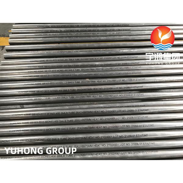 Heat Exchanger Nickel Alloy Pipes High Precision ASME SB163 / SB167 Standard Seamless Nicckel Alloy Tubes
