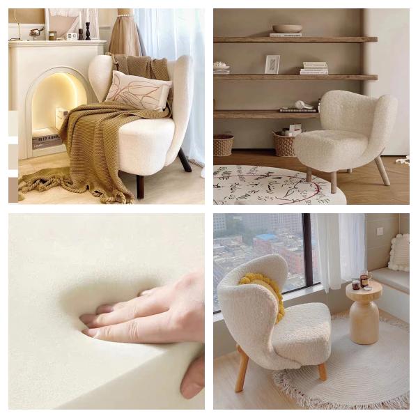 Cozy Cuddle Petite Hug Leisure Lazy Sofa Chair Charming Design