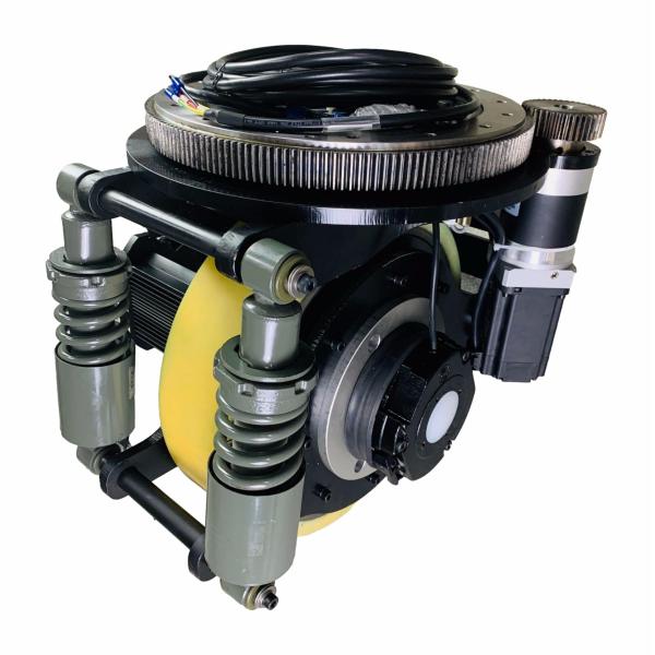 2000W Damping Motor Polyurathane Robot Drive Wheels 2000kg Load Driving Platform