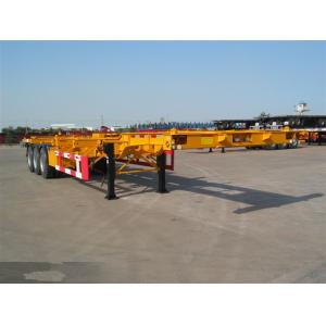 China 3 axle skeletal chassis skeletal semi trailer supplier on sale