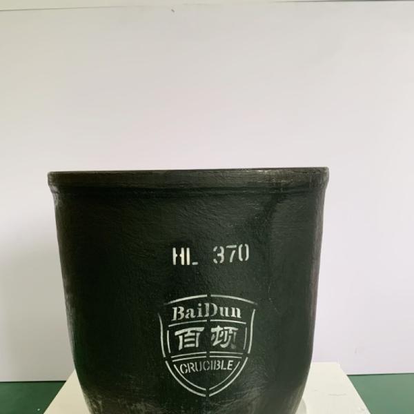 Conventional High Purity Graphite Crucible 1-100kg Round Aluminium Melting Crucible