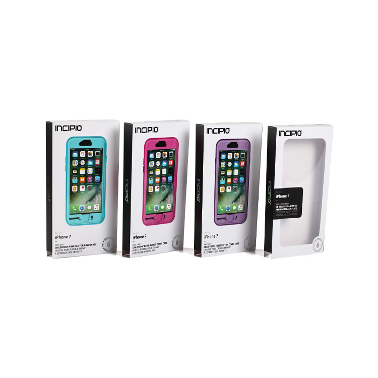 China Event Paper Custom Cell Phone Case Packaging Package Clear Window Pack Box wholesale