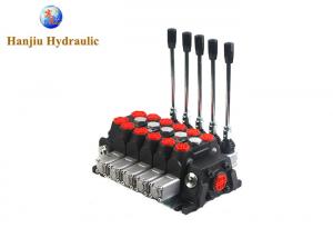 China Hydraulic Directional Control Valve Dcv100 Manual High Pressure Valves 315 Bar 5 Spools For Cranes wholesale
