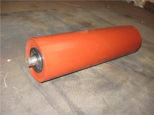 China Labyrinth Sealing Conveyor Carrier Roller C45 Printing Rubber Roller wholesale
