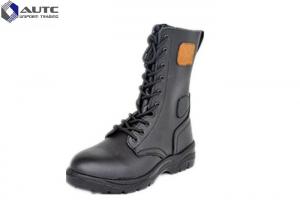 China Composite Army Surplus Boots Sand Black Anti Pilling  Genuine Cow Leather wholesale