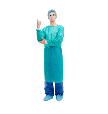 Dental Disposable Isolation Gown Class1 Flammability