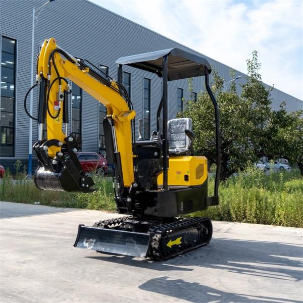 1Ton Four Legged Shed Mini Crawler Excavator Low Consumption