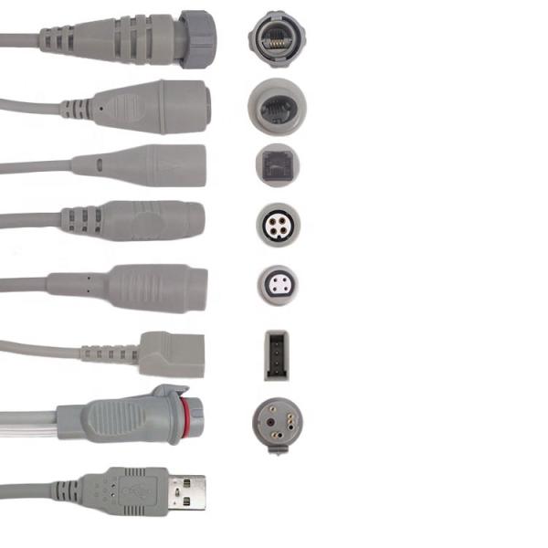 Ultrasonic Disinfecting Drager Reusable IBP Cable 3.2m For Edwards Transducer