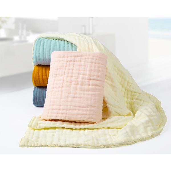 Three Layer Dandelion Fiber Cotton Gauze Fabric 180GSM Baby Blanket Material