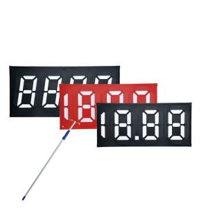 Reflective Energy Saving Fuel Price Flip Signs Filling Station Oil Price Display