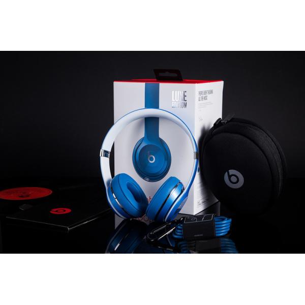 2016 Newest Beats Solo2 Over-The-Ear Luxe Edition Blue Headphones with seal box made in china grgheadsets-com.ecer.com