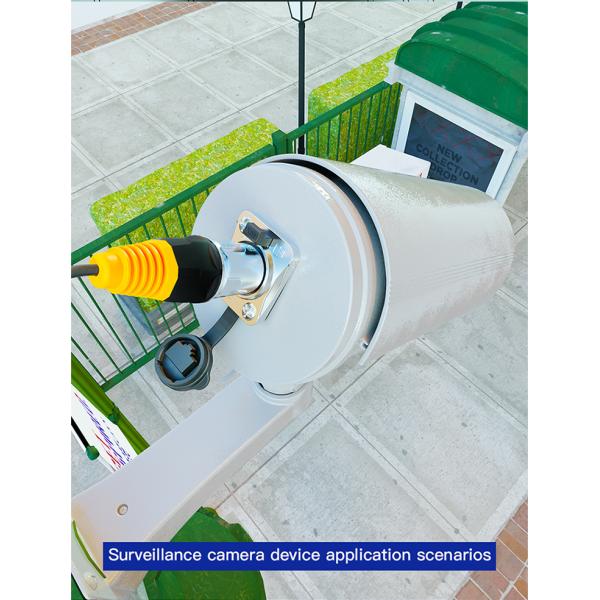 CNLINKO Waterproof Dual RJ45 Connector, UTP CAT5E RJ45 Connector for Led Lighting