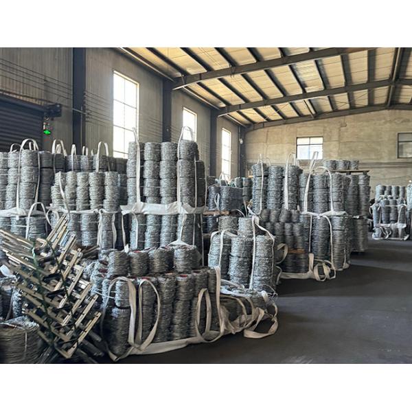 Rust Resistance Double Twisted PVC Coated /Galvanized Barbed Wire Coils