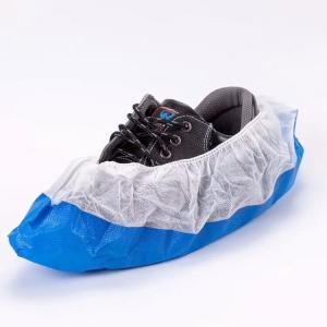 China Half Coated Protective Disposable Shoe Covers Anti - Static For Cleanroom wholesale