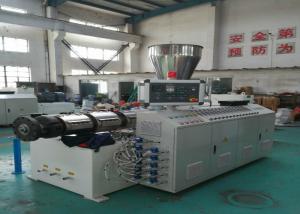 China Computer Control PVC Plastic Pipe Extrusion Machine Twin Screw Pvc Tube Making wholesale