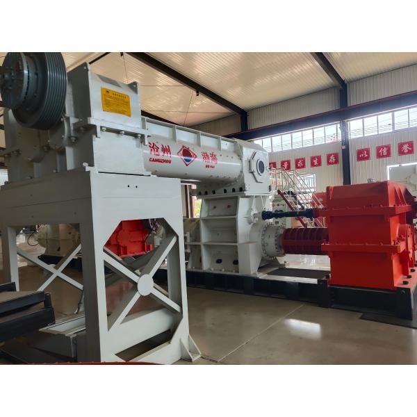 Vacuum Extruder Clay Concrete 18000pcs/H Auto Brick Making Machine