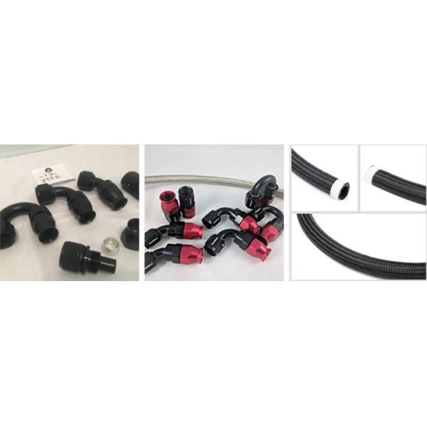 5/16 Inch Flexible Hoses Stainless Steel Braided PTFE Braided Fuel Oil Cooler Hose Lines