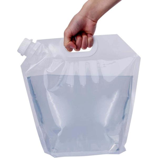 Custom Printed Logo Drink Spout Pouch Plastic Foldable Food Grade Stand Up Liquid Pouch With Handle