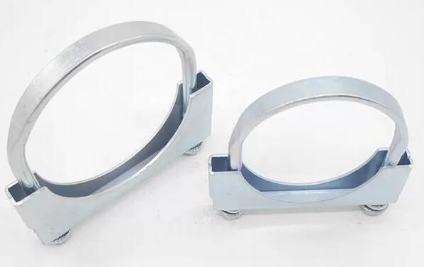 High Performance Standard Exhaust Clamp SS304 5 Inch U Bolt Muffler Clamp