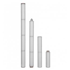 China Polypropylene Membrane Pleated Filter Cartridge 10'' 0.1 Micron For Water Filtration on sale