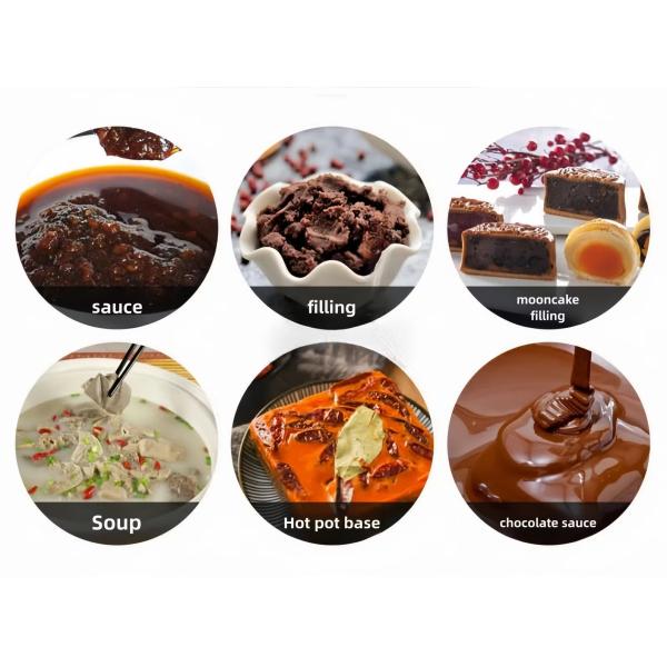 High Temperature Resistance 200L-500L Cooking Pot Jacketed Kettle Planetary Mixer For Hotpot Base