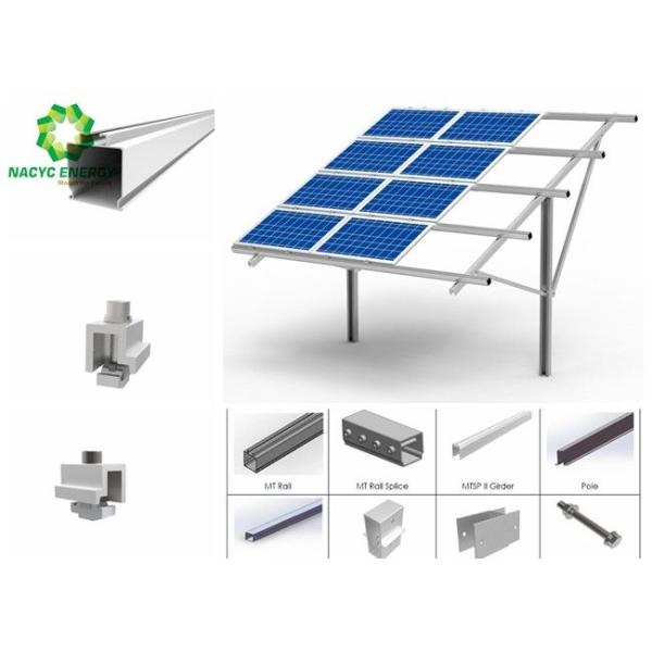 Long Life Solar Panel Pole Mount Bracket Sturdy Solar PV Structure Easy Install