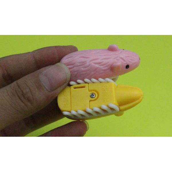 Pink / Yellow ABS +TPU Led Dog Cat Pet Running Pet Toys With LR41 Battery