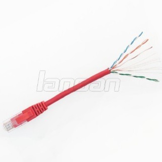 Quality HDPE UTP Cat5e Patch Cord PVC 24AWG 4 Pair Nylon Rip ANATEL for sale