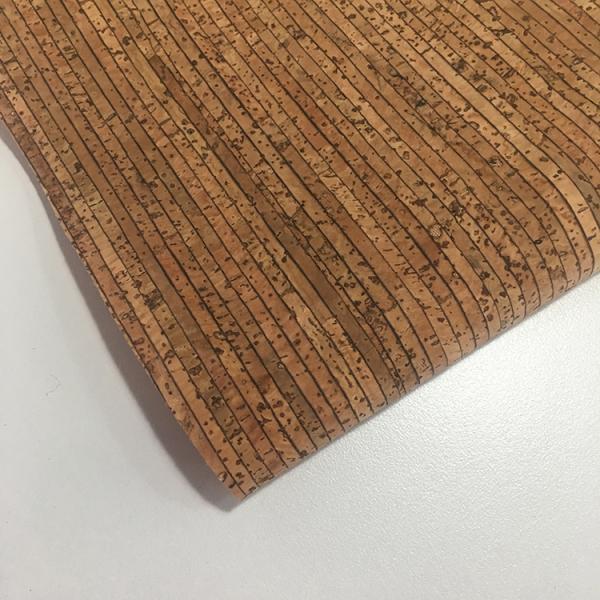 0.4±0.05mm Thick Thin Cork Roll , Wine Cork Fabric For Shoes Bags Wallpaper