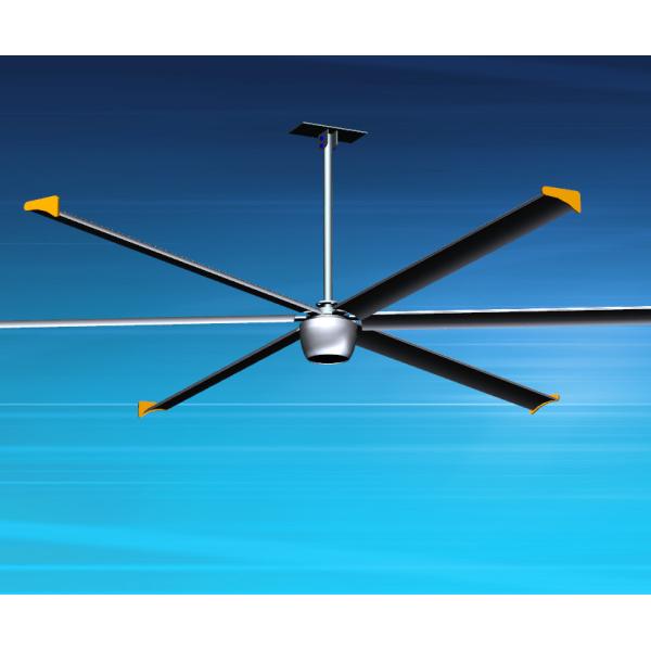 AIPUKEJI Brushless Ceiling Fan 3.8m/13 ft Big Size Silver Color With Metal Blades