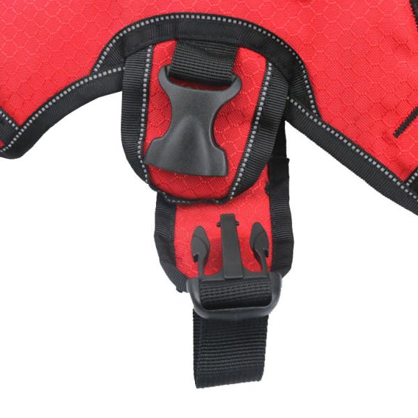Tactical Chest Tightening Dog Harness Reflective No Pulling Front Clip