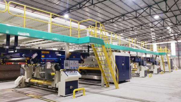 Quality 5Ply Fully Automatic Corrugated Cardboard Production Line | ERP System | Servo Control | Energy Saving for sale