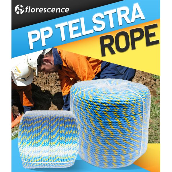 Buoyant and Durable 3 Strand PP Rope Economical for Marine Farm and DIY Use
