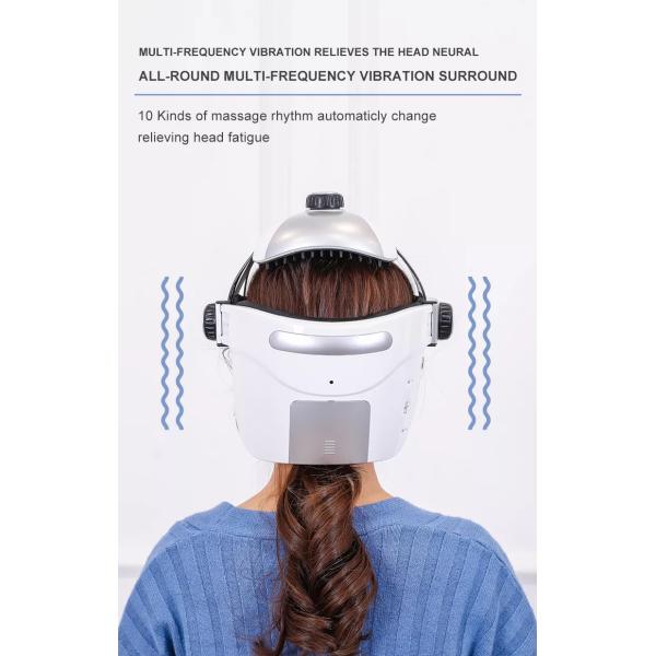 Rechargeable Wireless Eye Head Massager Human Nape Massage Relieve Scalp Massager Helmet