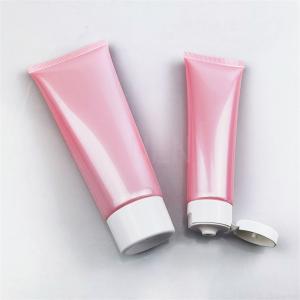 China Transparent Clear Plastic Cosmetic Tube Packaging Cream With Screw Up Cap wholesale