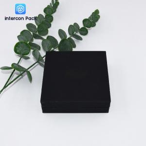 China Matt Lamination Small Jewelry Packaging Boxes Leather filled Paper For Necklace Watch on sale