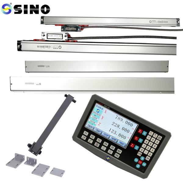 SINO SDS2-3VA 3 Axis Digital Readout Meter KA300 Glass Linear Ruler TTL RS422