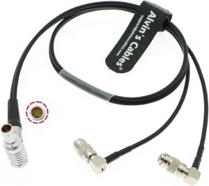 China Alvin'S Cables Timecode Input Output Cable For ARRI Alexa Sound Devices Atomos Ultrasync One 5 Pin To Dual DIN Timecode wholesale