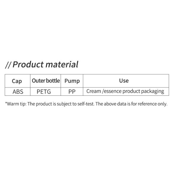 Customized Blue Cosmetic Bottles 60ml 100ml Transparent Plastic Bottle For Mist Spray