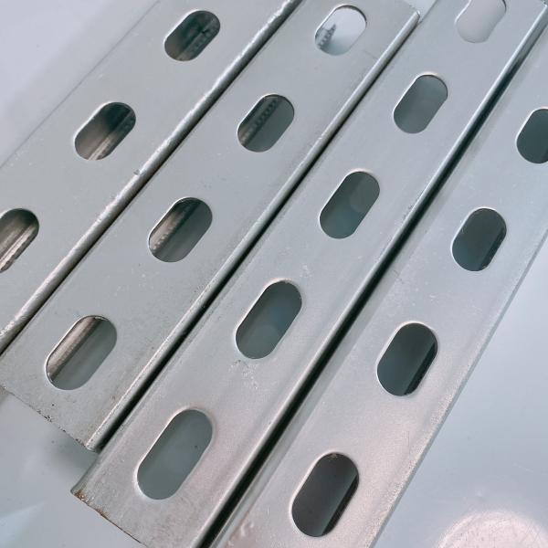 SS HDG Perforated Metal Strut Channel Slotted Steel 41mm Support Channel Cable Trays