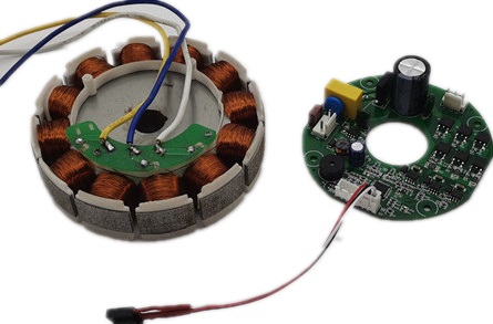 Electronically Commutated Hvls Fan Motor Ec 12 V DC Completely Closed