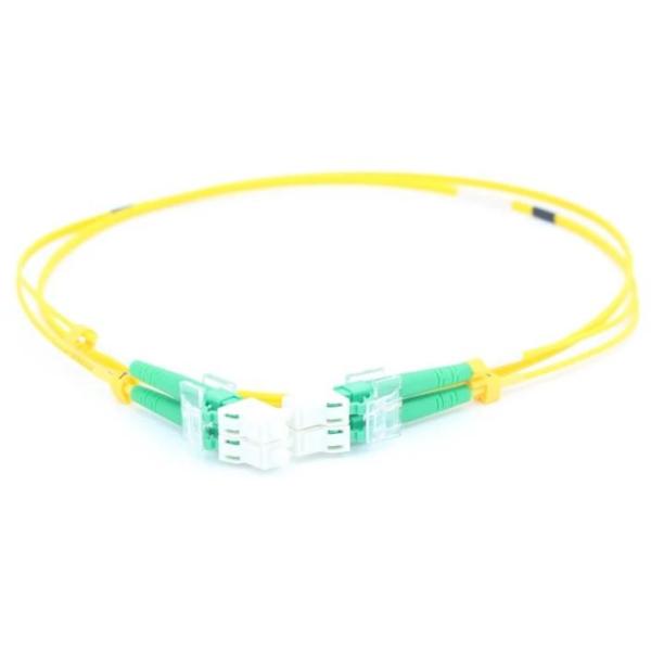 Dust Cap Cover Fiber Optic Patch Cord LC Molded Connector PVC LSZH OFNR Jacket