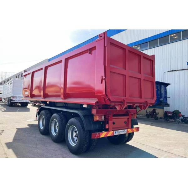 End Dump Trailer for Sale in Mauritius | Hydraulic Dump Trailer | 50t Dump Semi Trailer