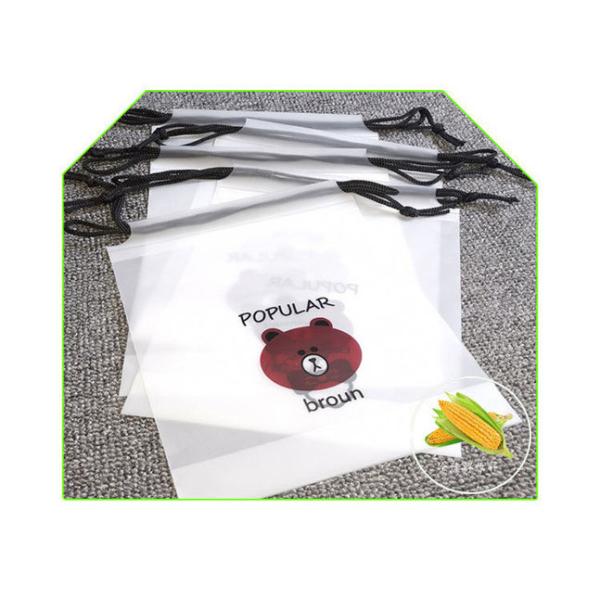 PE Waterproof 160mic 16*20cm Drawstring Plastic Bag For Cosmetics / Traveling