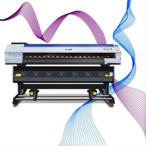 China Double Heads Sublimation Textile Printer Digital Printers Pigment Ink on sale